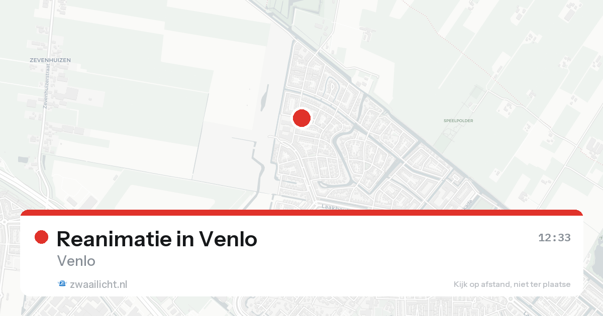 Reanimatie in Venlo — 7 feb 2026