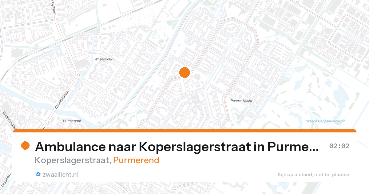 Ambulance naar Koperslagerstraat in Purmerend — 7 feb 2026
