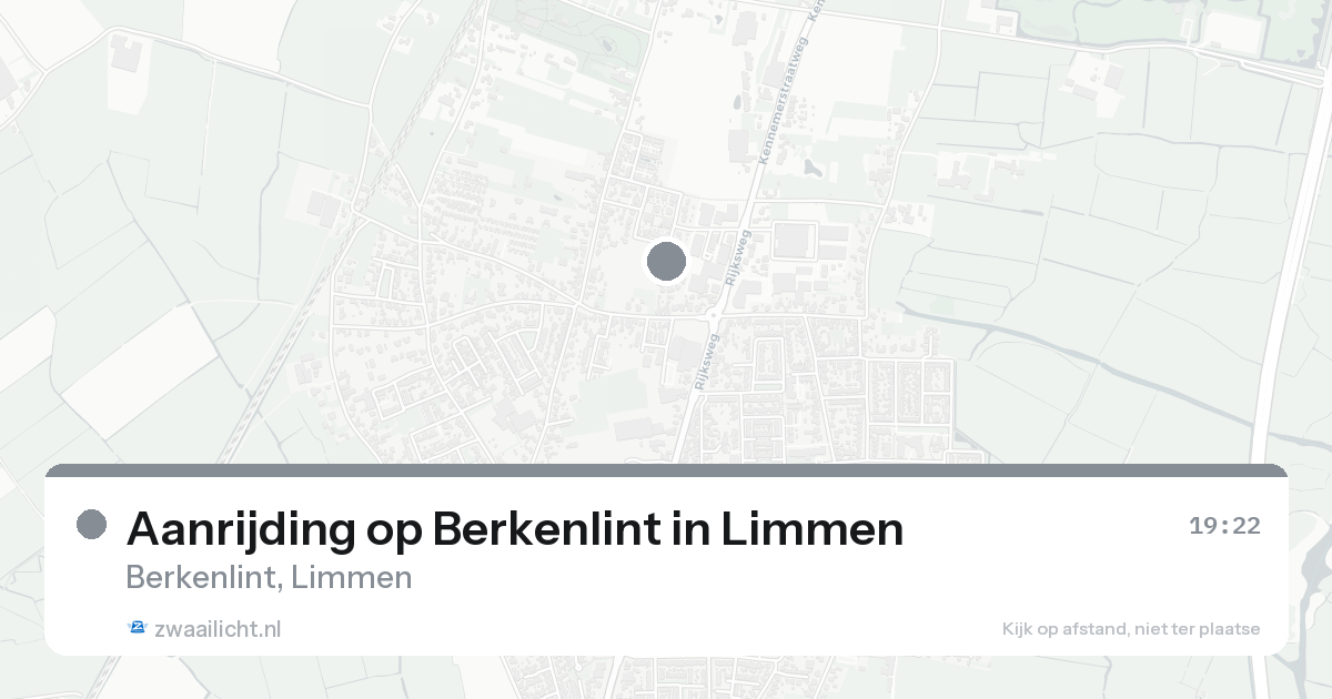 Aanrijding op Berkenlint in Limmen — 30 jan 2026