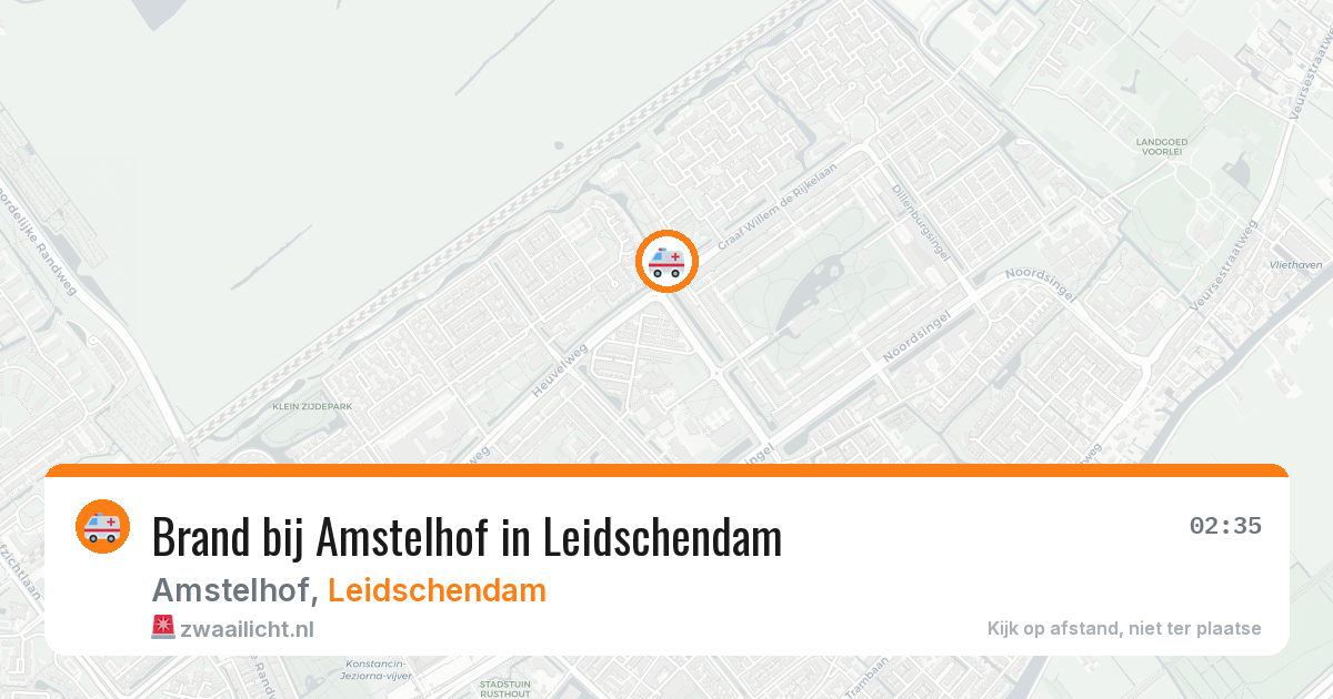 Brand bij Amstelhof in Leidschendam — 27 jun 2026