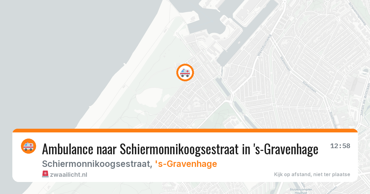 Ambulance naar Schiermonnikoogsestraat in 's-Gravenhage — 21 jun 2026