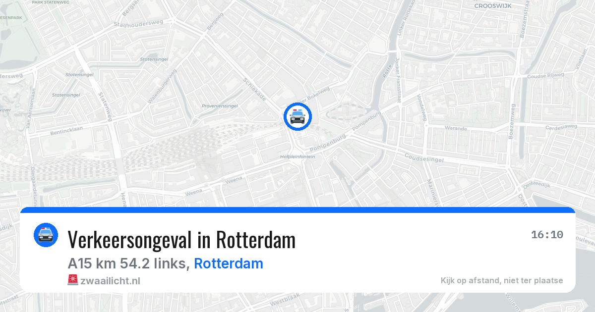Verkeersongeval in Rotterdam — 1 jul 2026