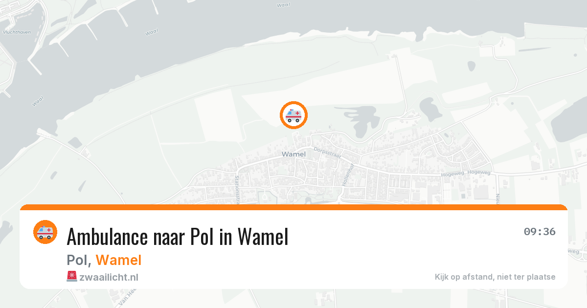 Ambulance naar Pol in Wamel — 24 jun 2026