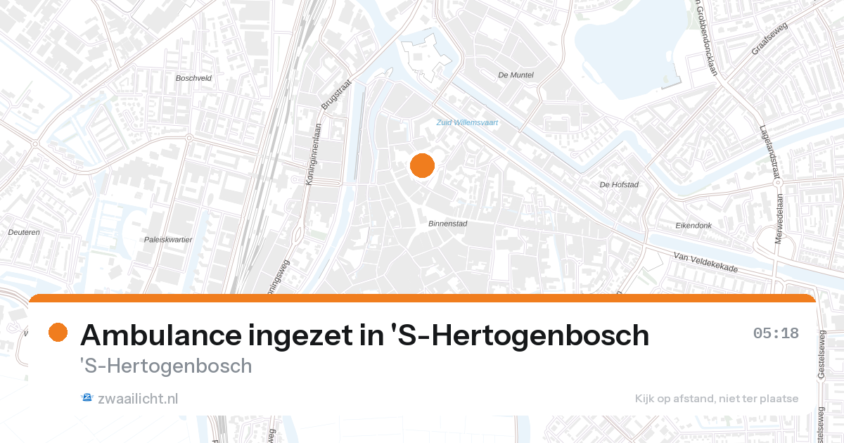 Ambulance ingezet in 'S-Hertogenbosch — 7 feb 2026