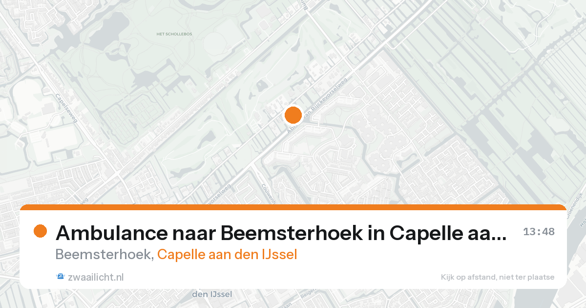 Ambulance naar Beemsterhoek in Capelle aan den IJssel — 30 jan 2026
