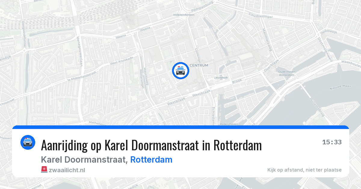Aanrijding op Karel Doormanstraat in Rotterdam — 4 jun 2026