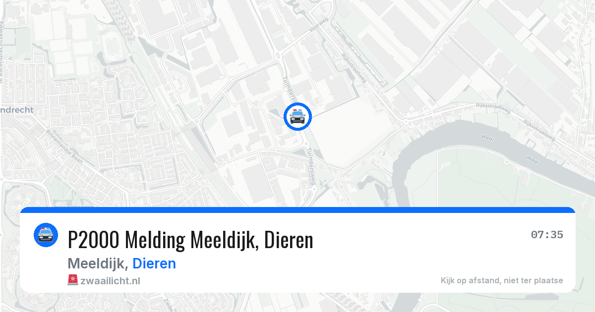 P2000 Melding Meeldijk, Dieren — 11 jun 2026