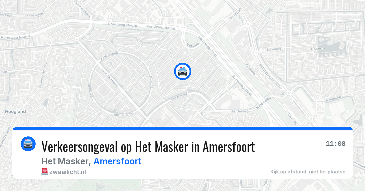 Verkeersongeval op Het Masker in Amersfoort — 17 mei 2026