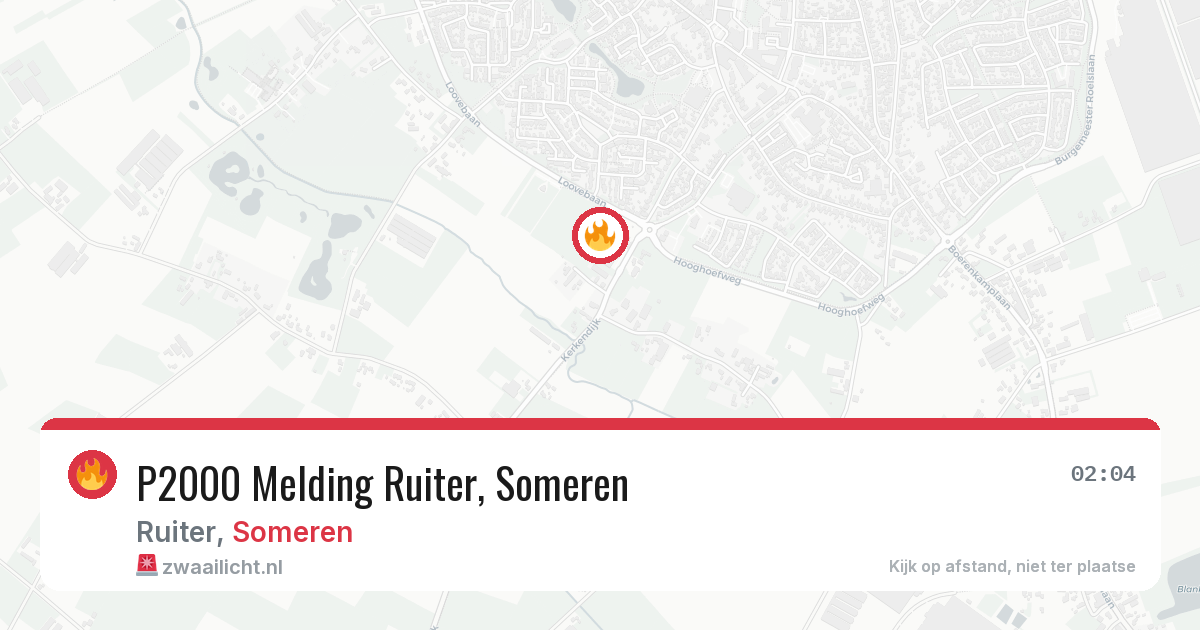 P2000 Melding Ruiter, Someren — 30 jan 2026