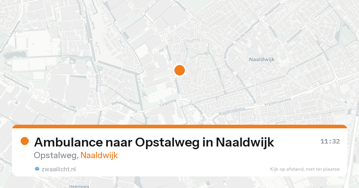 Ambulance naar Opstalweg in Naaldwijk — 23 apr 2026