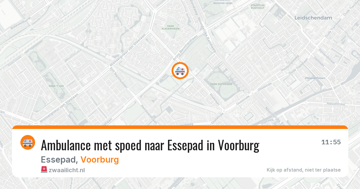 Ambulance met spoed naar Essepad in Voorburg — 30 jan 2026