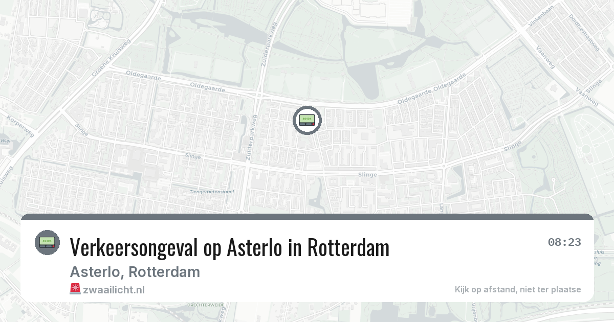 Verkeersongeval op Asterlo in Rotterdam — 5 mrt 2026