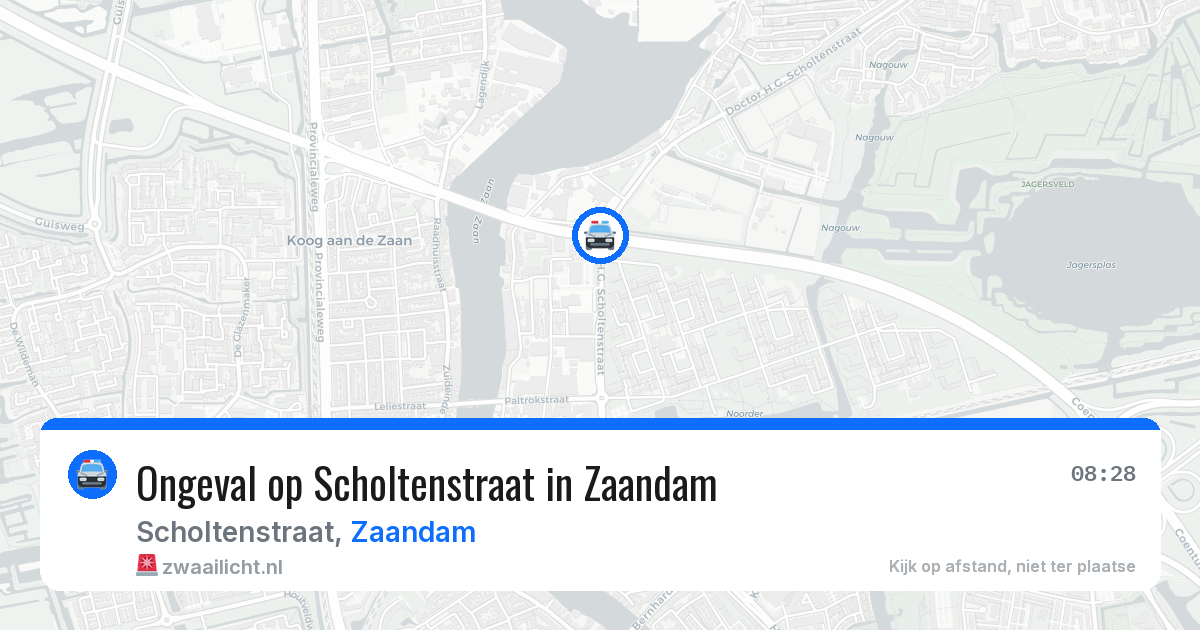 Ongeval op Scholtenstraat in Zaandam — 12 mei 2026