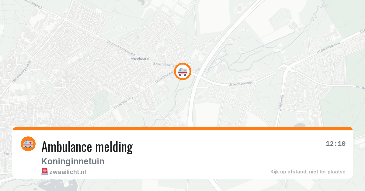 Ambulance melding — 9 jun 2026