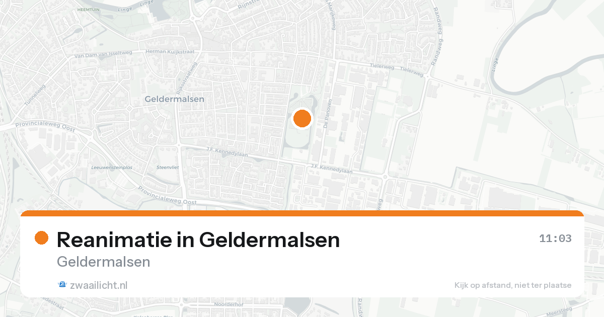 Reanimatie in Geldermalsen — 19 aug 2026