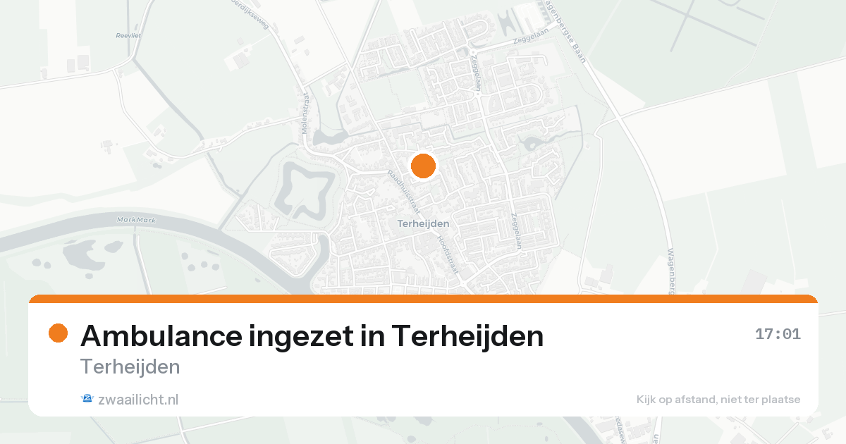Ambulance ingezet in Terheijden — 30 jan 2026