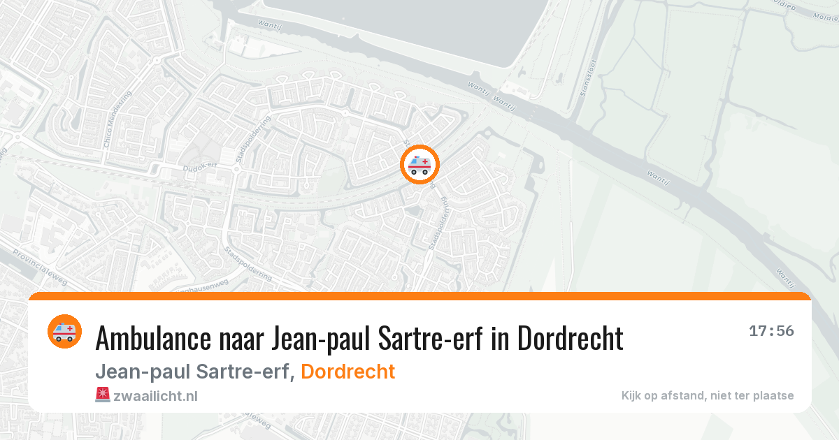 Ambulance naar Jean-paul Sartre-erf in Dordrecht — 27 jul 2026