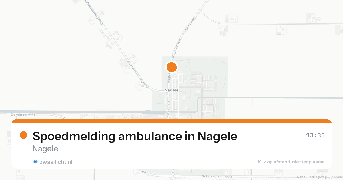 Spoedmelding ambulance in Nagele — 7 aug 2026