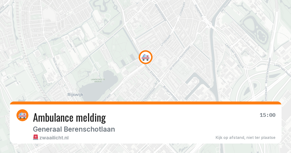 Ambulance melding — 8 feb 2026