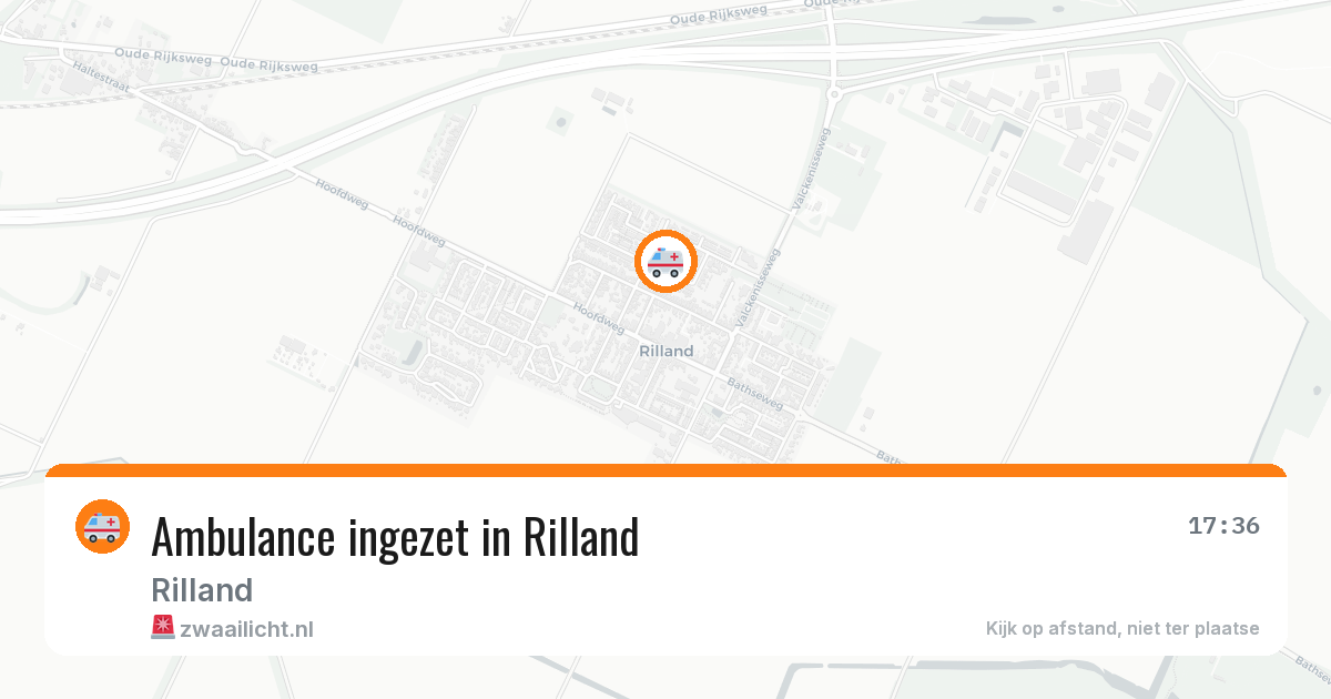 Ambulance ingezet in Rilland — 1 apr 2026