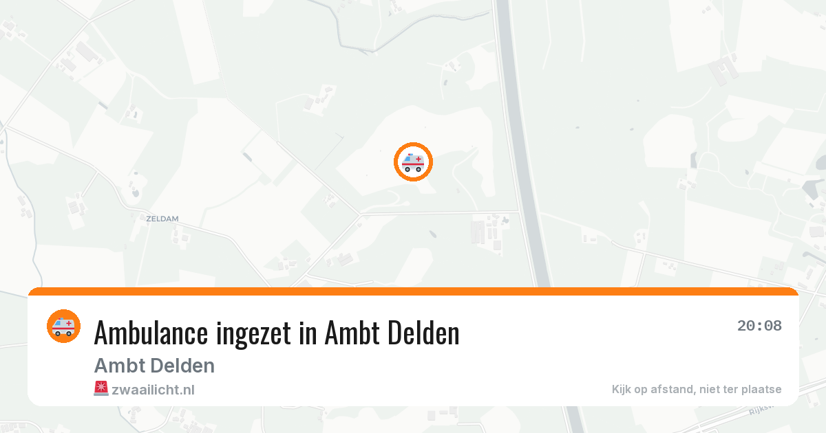 Ambulance ingezet in Ambt Delden — 11 mei 2026