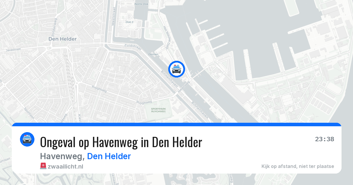 Ongeval op Havenweg in Den Helder — 10 apr 2026