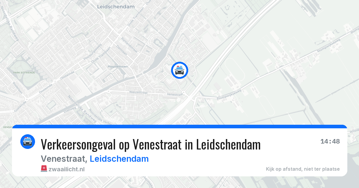 Verkeersongeval op Venestraat in Leidschendam — 21 apr 2026