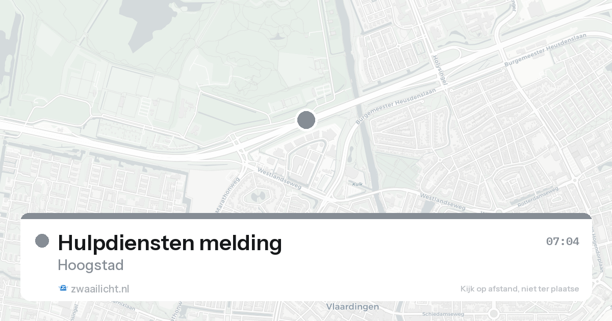 Hulpdiensten melding — 31 jan 2026