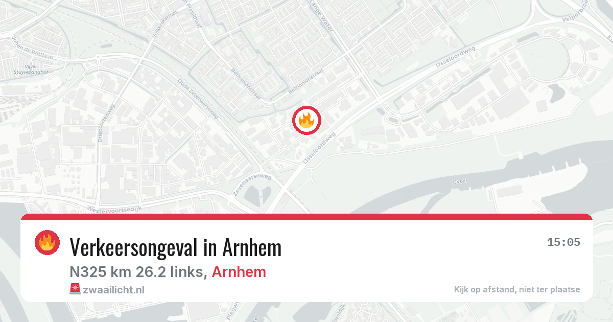 Verkeersongeval in Arnhem — 14 aug 2026