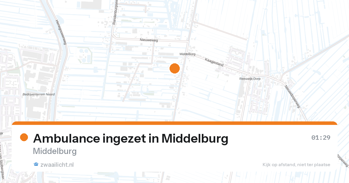 Ambulance ingezet in Middelburg — 7 feb 2026