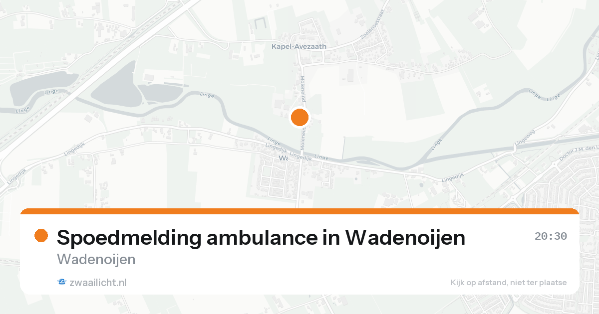 Spoedmelding ambulance in Wadenoijen — 7 feb 2026