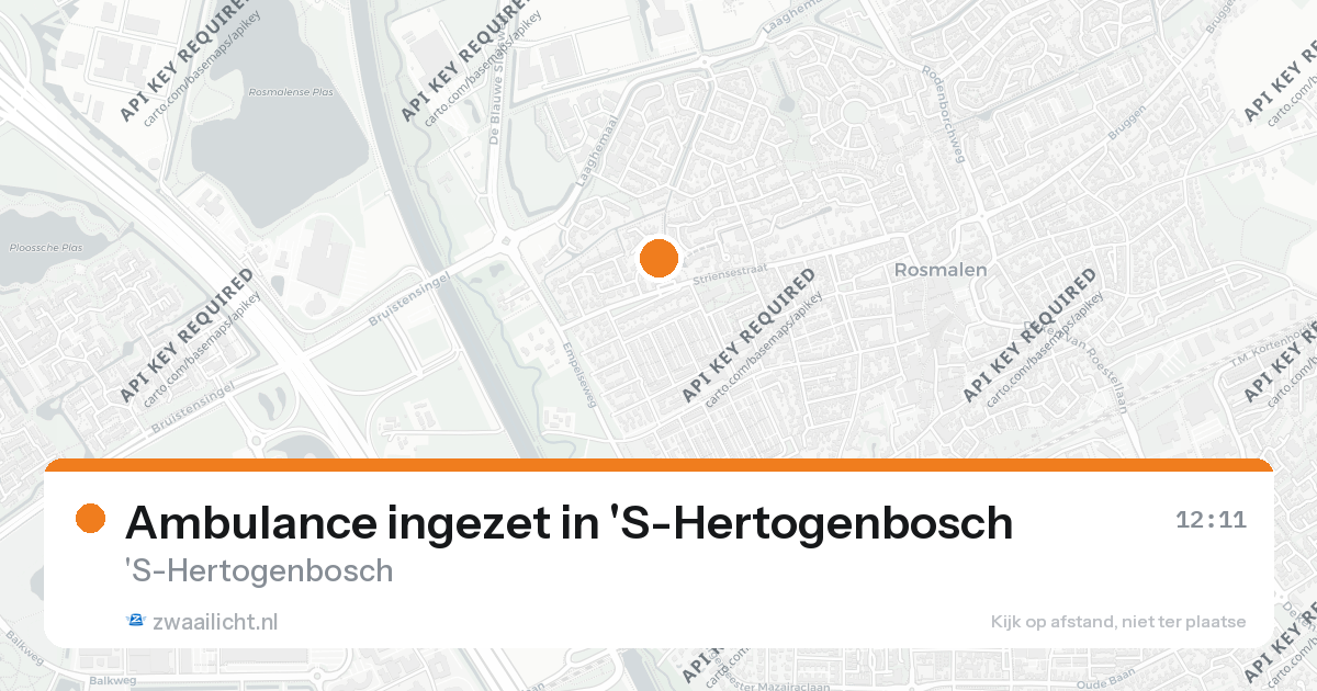 Ambulance ingezet in 'S-Hertogenbosch — 26 aug 2026