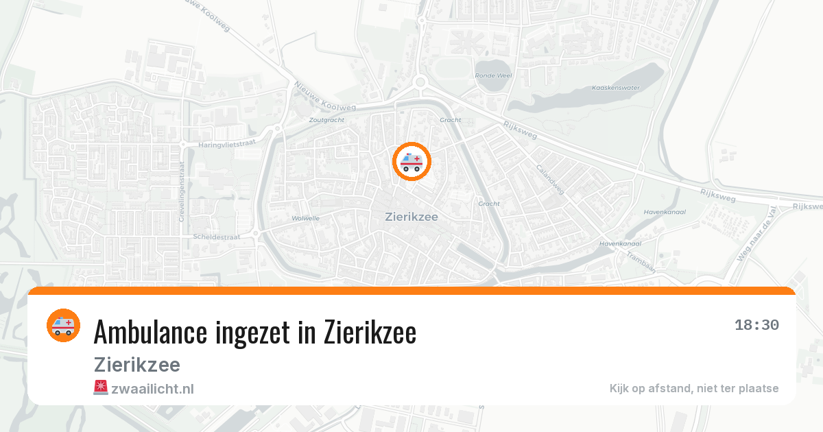 Ambulance ingezet in Zierikzee — 25 mei 2026