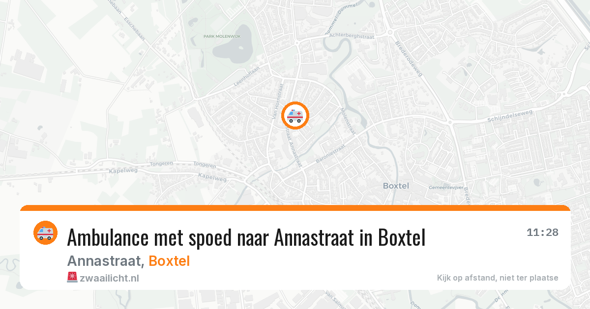 Ambulance met spoed naar Annastraat in Boxtel — 22 feb 2026