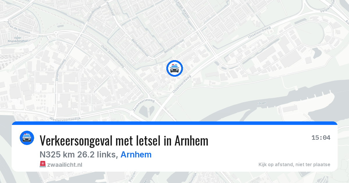 Verkeersongeval met letsel in Arnhem — 14 aug 2026