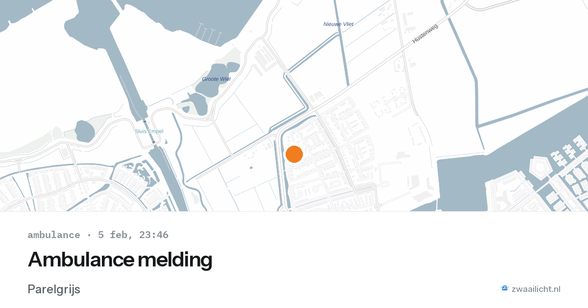 Ambulance melding — 5 feb 2026