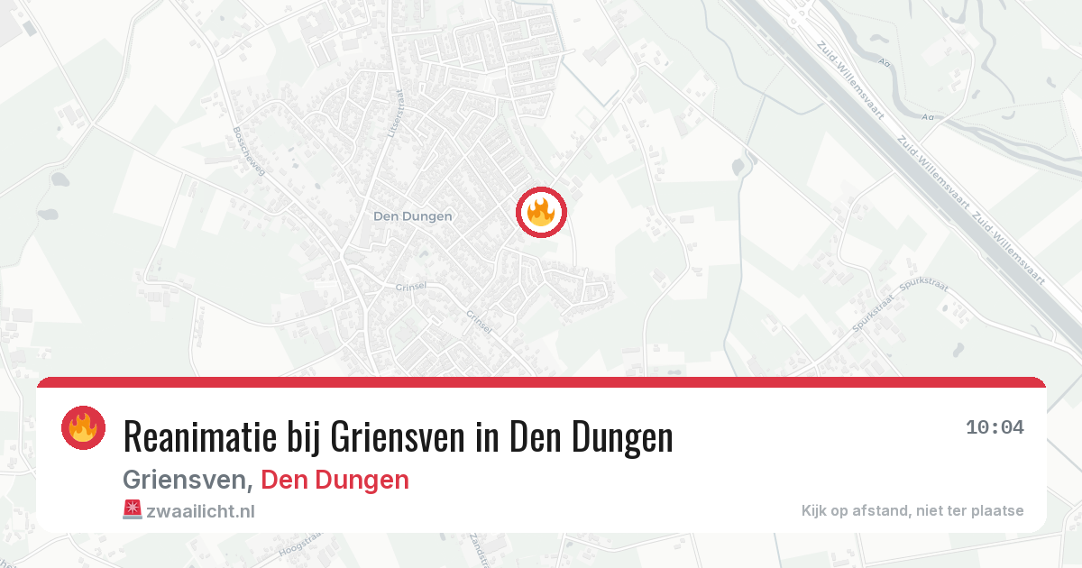 Reanimatie bij Griensven in Den Dungen — 21 apr 2026
