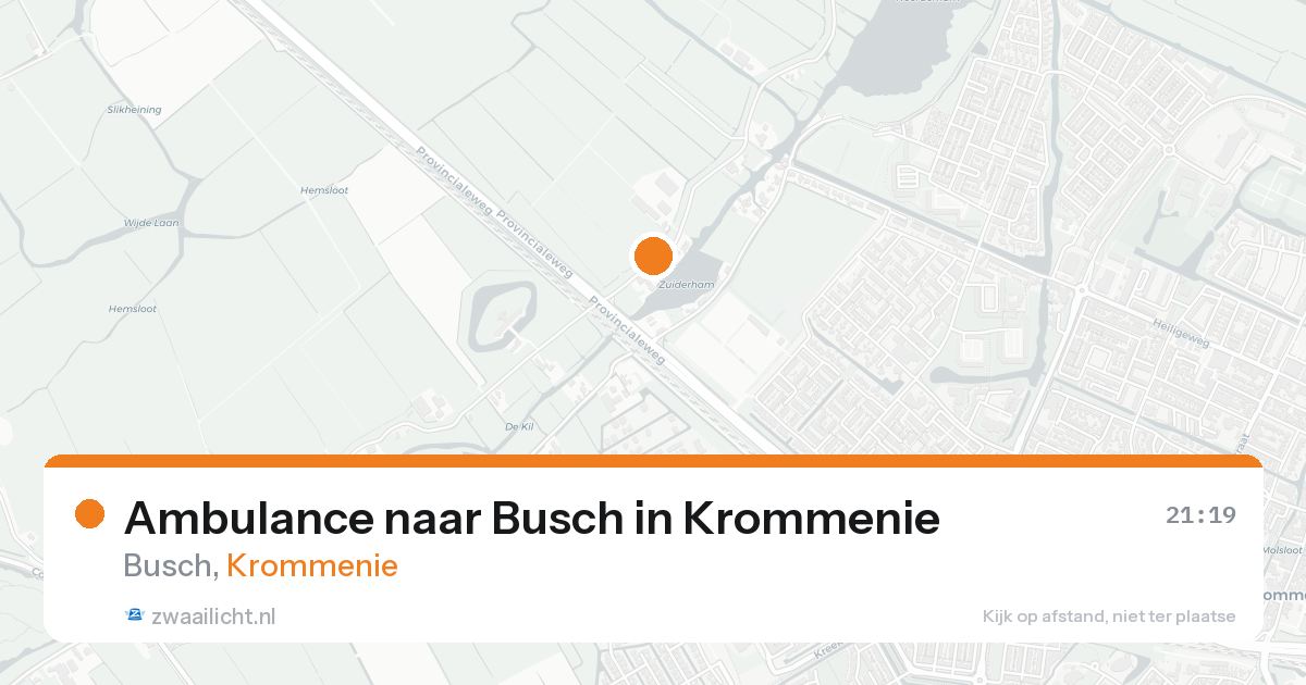 Ambulance naar Busch in Krommenie — 7 feb 2026