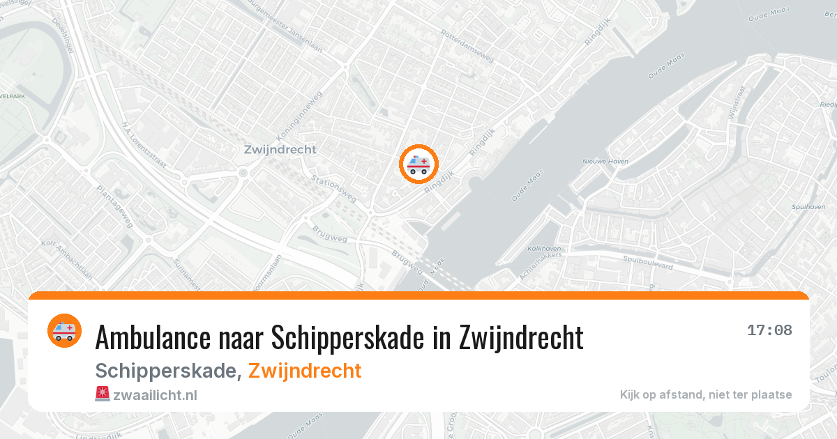 Ambulance naar Schipperskade in Zwijndrecht — 8 mei 2026