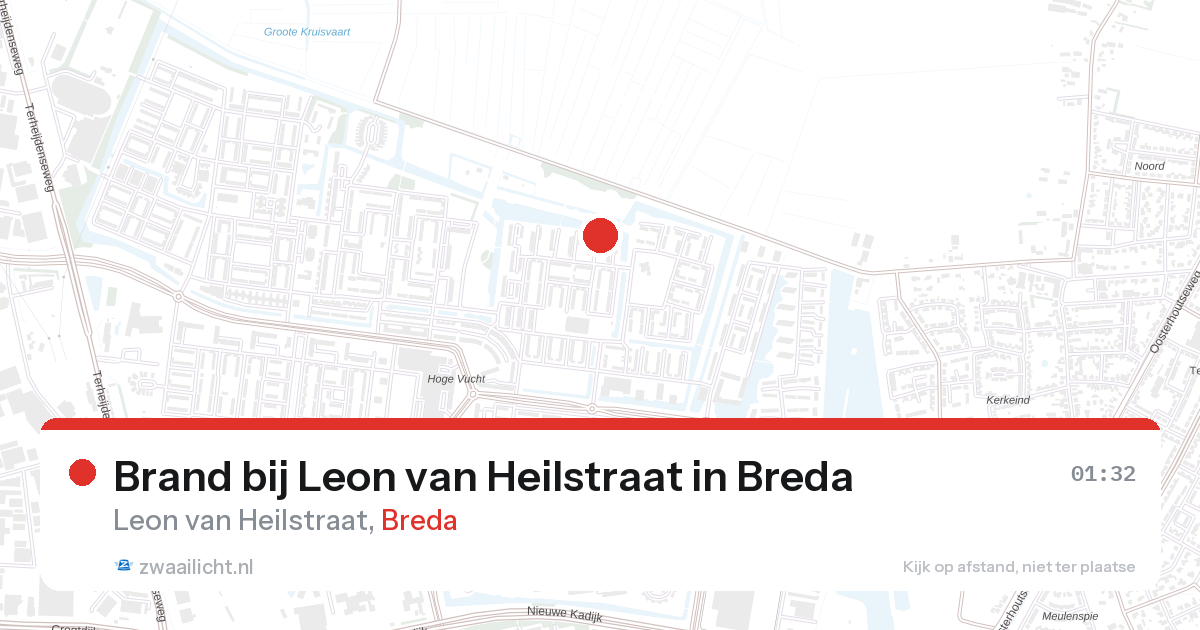 Brand bij Leon van Heilstraat in Breda — 1 feb 2026