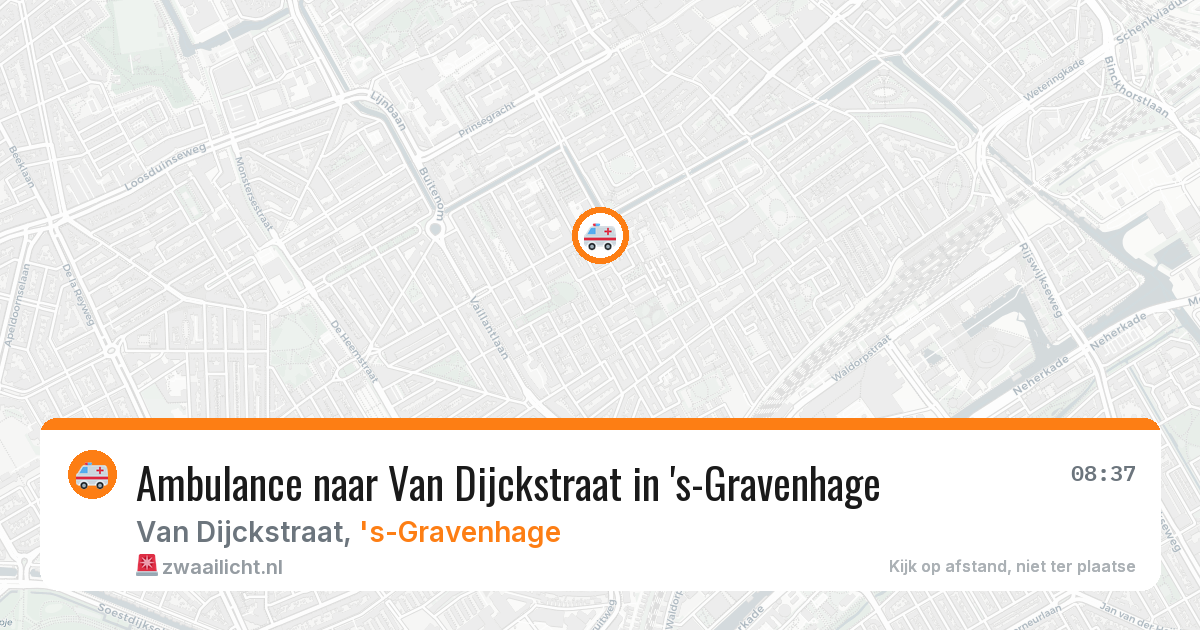 Ambulance naar Van Dijckstraat in 's-Gravenhage — 5 jun 2026