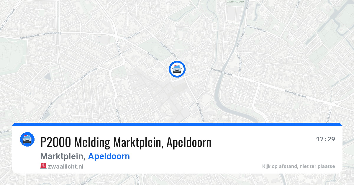 P2000 Melding Marktplein, Apeldoorn — 5 jun 2026