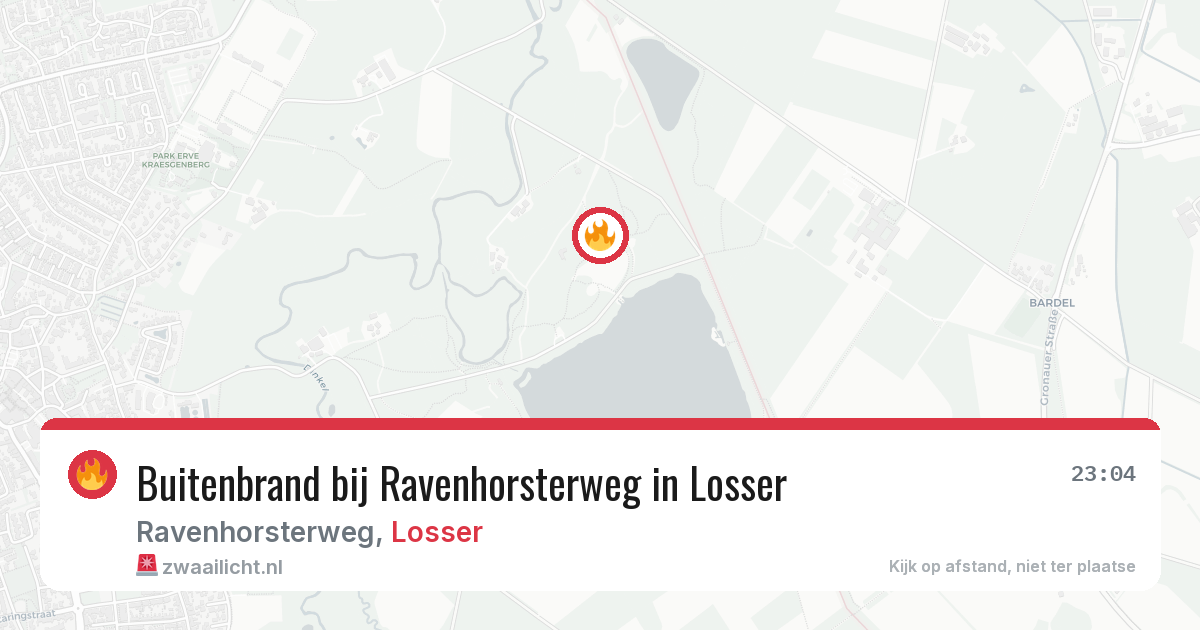 Buitenbrand bij Ravenhorsterweg in Losser — 30 apr 2026