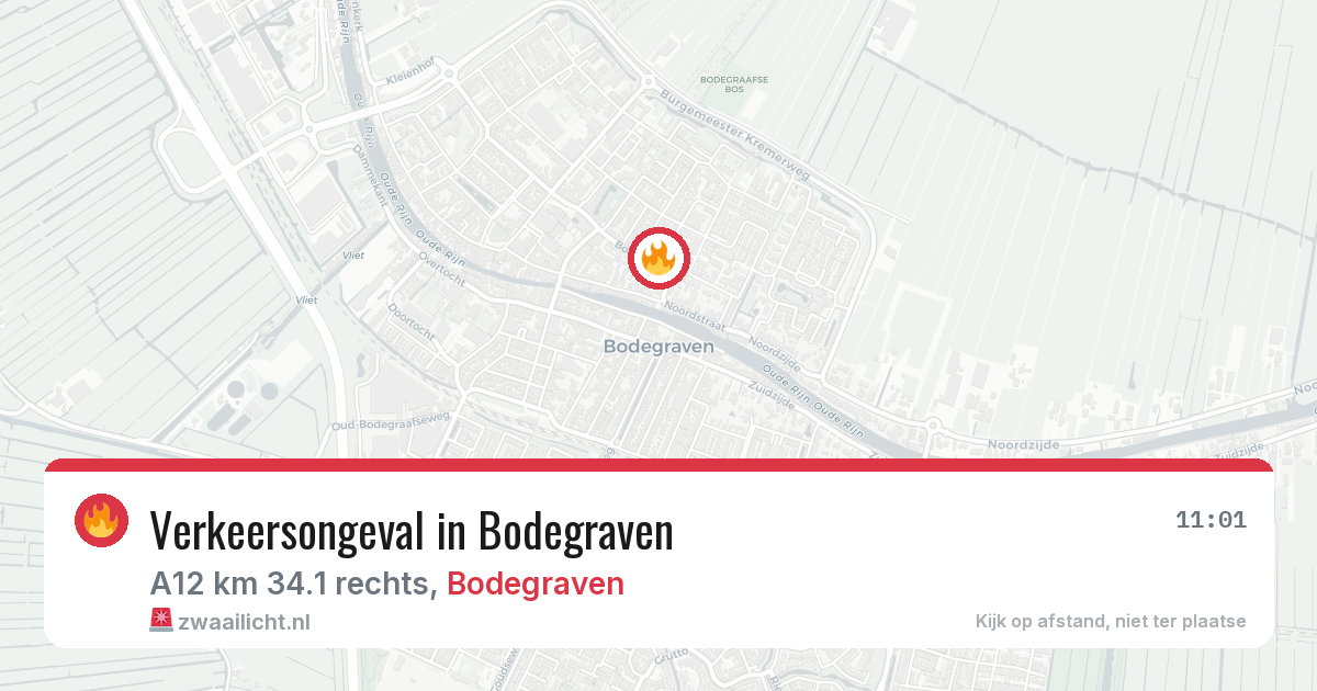 Verkeersongeval in Bodegraven — 22 apr 2026