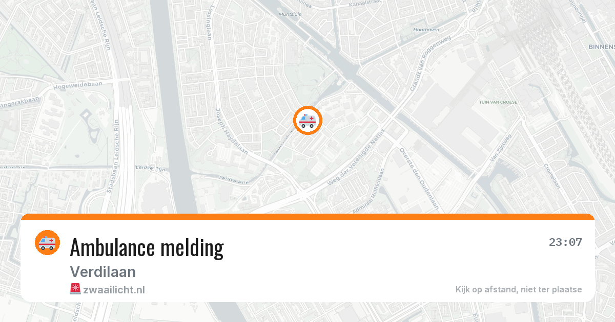 Ambulance melding — 9 jun 2026
