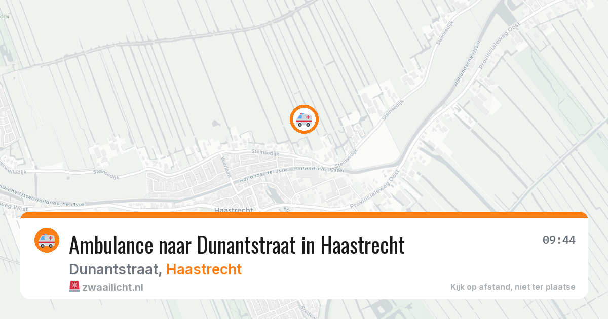 Ambulance naar Dunantstraat in Haastrecht — 5 jun 2026