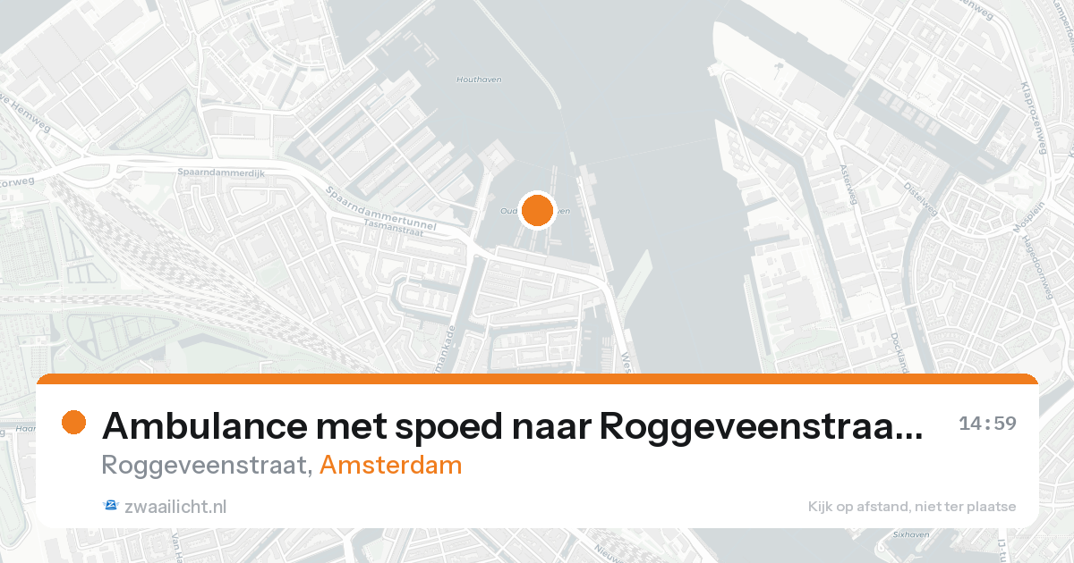 Ambulance met spoed naar Roggeveenstraat in Amsterdam — 7 feb 2026