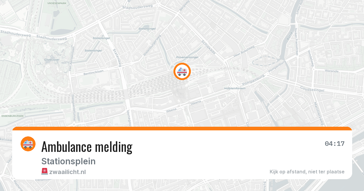 Ambulance melding — 17 mei 2026