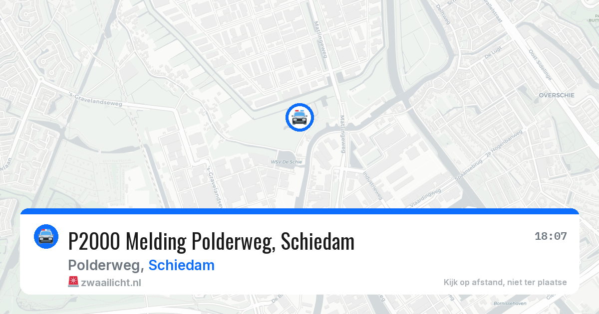 P2000 Melding Polderweg, Schiedam — 24 jun 2026