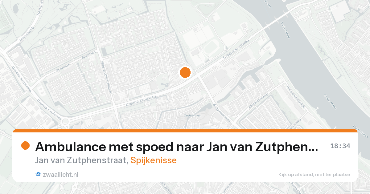 Ambulance met spoed naar Jan van Zutphenstraat in Spijkenisse — 30 jan 2026